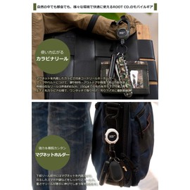 ROOT CO. GRAVITY MAG REEL LITE Carabiner Reel with Built-in Magnet (Coyote/Mat)