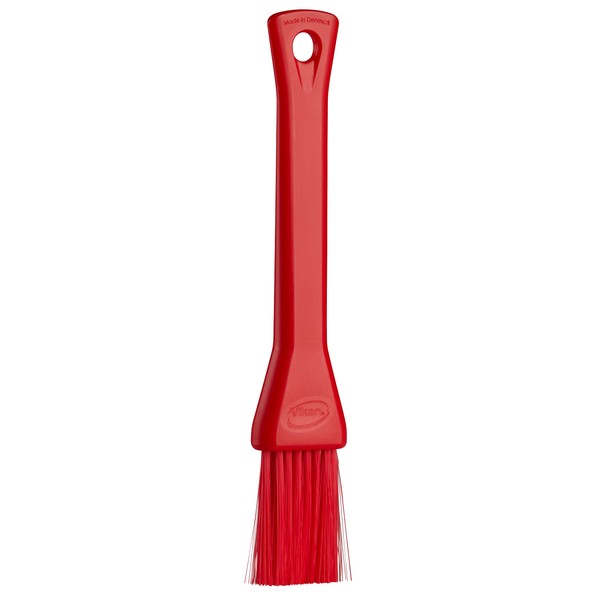 Vikan 555230 Pastry Brush, Red, Brushed, Colorful, Shedding, Durable, Heat