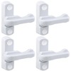 4 Pack Sash Jammers Blocker Window Locks, Strong Window Handles