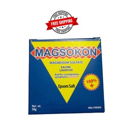Magsokon Magnesium Sulfate Powder Original Saline Laxative 50 gr