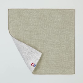 Imabari Towel Handkerchief, Imabari Iroha, Plain, 9.8 x 9.8 in. (25 x 25 cm), Retirement, Celebration, Return Gift, Home Celebration, Gift, 100% Cotton, Gauze (Beige)