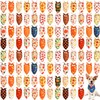 Sweetude 100 Pieces Fall Dog Bandanas Bulk,Thanksgiving Bandanas for Dogs