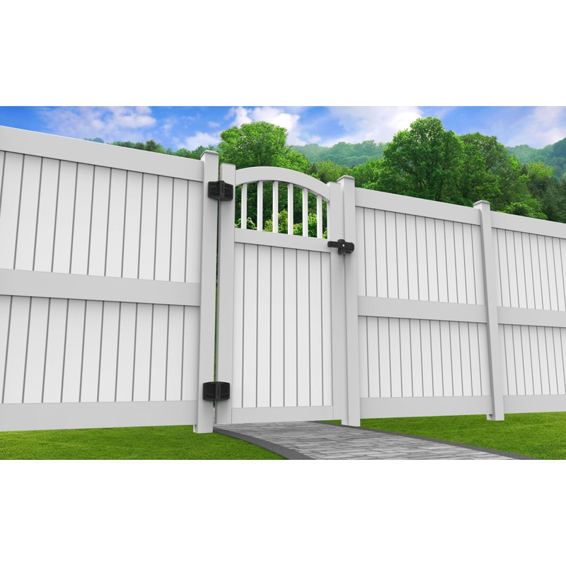 D&D Technologies TCHDMA1S3WT TruClose Multi-Adjust Heavy Duty S3 Gate Hinge,