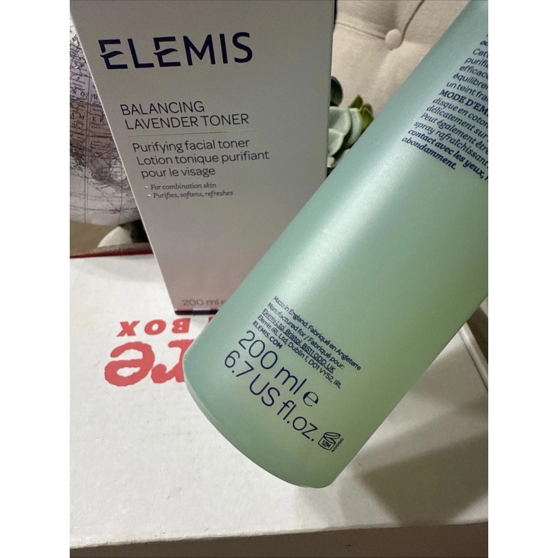 Elemis Balancing Lavender Toner Purifying Facial Toner 6.7 Fl Ounce