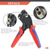 HKS Ferrule Crimping Tool AWG 30-5 - Fixable Range, Square