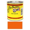 1/2 Pint 1 Shot Orange Paint Lettering Enamel Pinstriping & Graphic Art