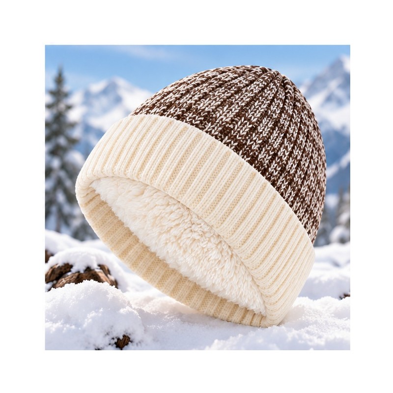 Unisex Winter Knit Beanie for Men & Women – Warm