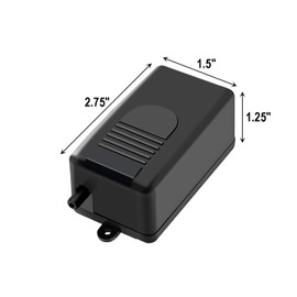 AQUANEAT Aquarium Air Pump for Small Fish Tank up to 10 Gallon, 50 GPH Hydroponic Oxygen Aerator, with Airline Tubing, Air Stone Bubbler, Check Valve