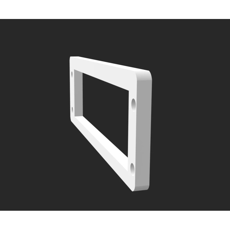Golf Cart Single DIN Radio Bezel Bracket