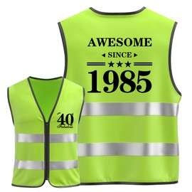 Funny 40th Birthday Vest Gifts for Men,Unique and Novel Mens Birthday Gifts Ideas,Perfect Funny Birthday Decorations for Dad to Create Memorable Celebration,One Size Fits Most