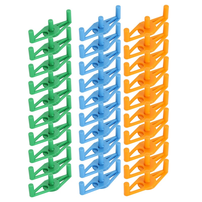 30pcs Low Stress Training Clips Adjustable Reusable Plastic Plant Stem