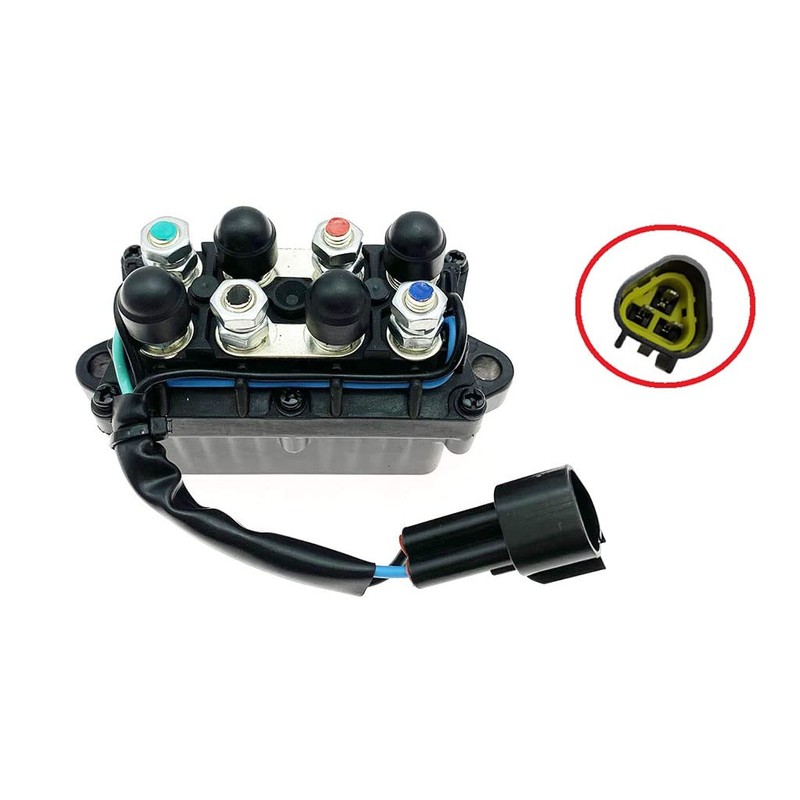 Tilt Trim Relay Solenoid Replace for Yamaha Outboard 25HP 40HP