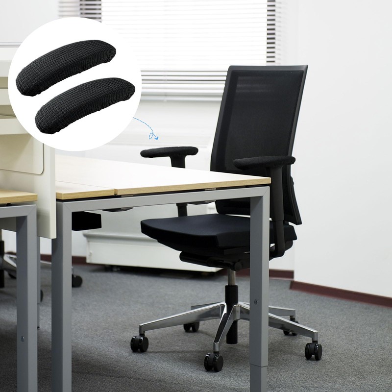 FUIPVGI 4 Pieces Armrest Covers Office Chair Arm Armrest Covers,