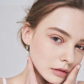 Perlenohrringe Aus Sterlingsilber Blattperlen Baumelnde Ohrringe Perlenschmuck Geschenke Für Frauen