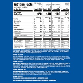 Nabisco Team Favorites Variety Pack, OREO Mini, CHIPS AHOY! Mini, Teddy Grahams Honey & Barnum's Animal Crackers, 30 Snack Packs