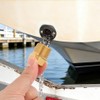 4 Pack 1/2" NPT Boat Drain Plugs Solid Brass Boat