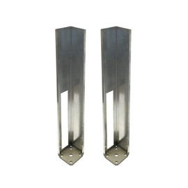 Vinyl Fence Concrete/Wood Post Mount Tower with Mounting Kit (4"x4"x24" (2 Pack))