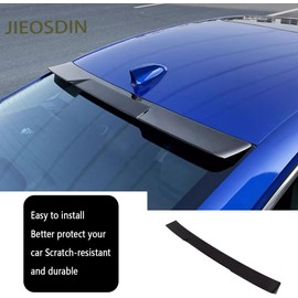 JIEOSDIN Car Accessories Rear Window Roof Wing Spoiler Compatible with Honda Civic 11th Gen Sedan 2022 2023 2024 (Glossy Black) 1pc ABS