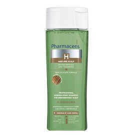 Pharmaceris H Sebopurin, Normalizing Shampoo for Seborroheic Scalp Prone to Irritation, Vitamin B3, Women and Men Hair Care - 250 ml