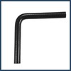 INFINAUTO 11mm 0.43" ID 90 Degree Elbow Silicone Reducer Hose