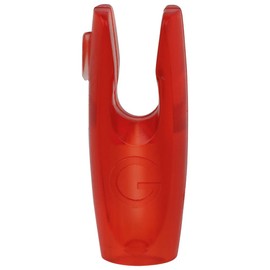 SHARROW Pack of 50 Archery Arrow Cams G Pin Cam Plastic Arrow Cams for 3.2 mm Aluminium Pins (Transparent Red)