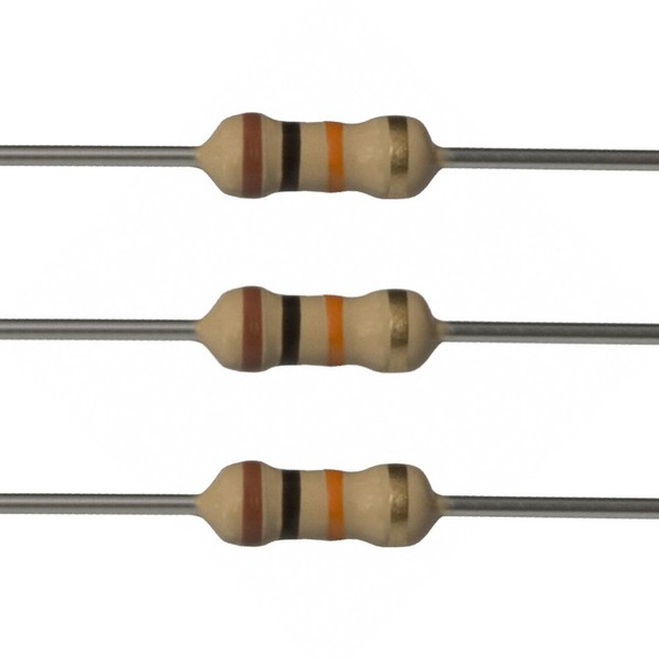 E-Projects 50EP50110K0 10k Ohm Carbon Film Resistors, 1W, 5% (Pack