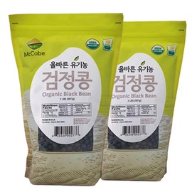 McCabe Organic Black Bean with Yellow Kernels - Dried Black Beans 2 Lbs (32oz) Pack of 2 | USDA and CCOF Certified Organic, Packed in USA