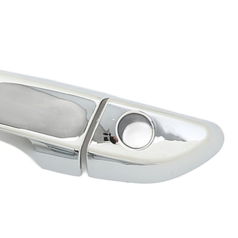 Car Outside Door Handle Cover with Caps Mirror Chrome Replacement