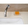 Clear Glass Soap Dish, Heavy Soap Holder for Bathroom, Sink
