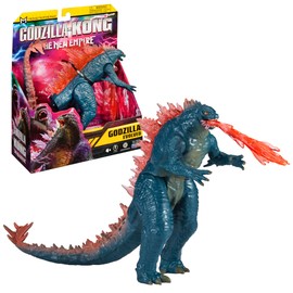 MonsterVerse Godzilla x Kong: The New Empire, 6-Inch Godzilla Evolved Action Figure Toy, Iconic Collectable Movie Character Toy, Includes Heat Ray Power Feature, Toy Suitable for Ages 4 Years+