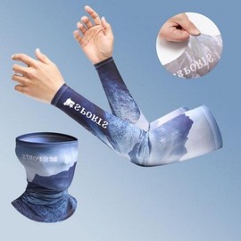 Cool Sports Summer Balaclava with Cooling Arm Sleeves for Cycling and Motorcycling Balaclava