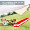 Lyvixora ​10 PCS Lebanese Flag Handheld Mini Flags - Lebanon