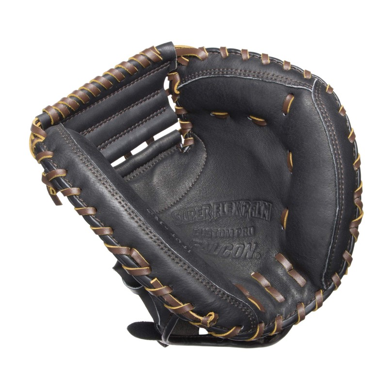 Falcon Boys Soft Catcher Mitt LH (Right Throw) CM-4041 Black