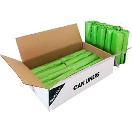 Reli. Biodegradable 16-25 Gallon Trash Bags | 500 Count Bulk | ASTM D6954 | Green | Eco-Friendly | Oxobiodegradable Under Certain Conditions (See Product Description)