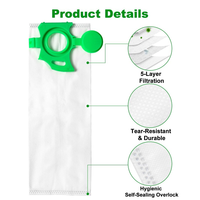 Vacuum Bags for Sebo Felix Vacuum Cleaner 7029ER Filter Bags