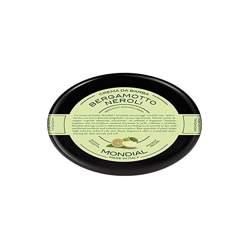 Mondial Bergamot Rasiercreme Bergamot & Neroli Plastic 150ml, Unique, 150ml,