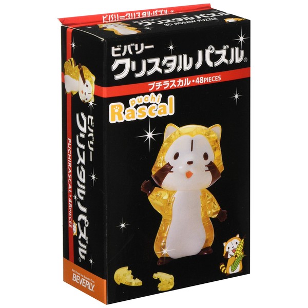 48 Piece Crystal Puzzle Raccoon Rascal Petit Rascal