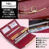FUPUTWO Women's Long Wallet, Large Capacity, Enamel, Long Wallet, Tri-fold,