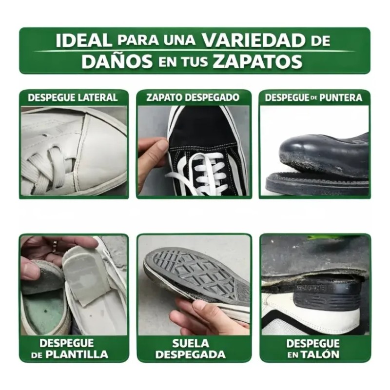 3 Piezas Pegamento Fuerte Oleoso Para Zapatos Multiusos 60g