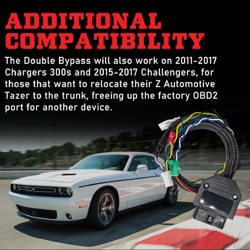 Z Automotive Double Bypass fits 2015 2022 Charger Challenger Chrysler