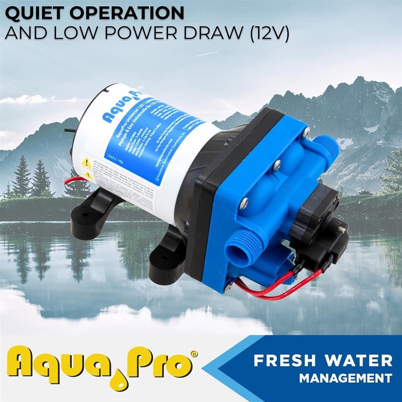 Aquapro 21847 3.0Gpm 12V MUL-Fixture Pump
