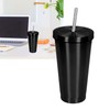 Stainless Steel Water Cup Beach Travel Portable Water Bottle with