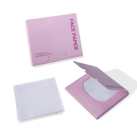BOROLA Oil Blotting Paper for Face 200 Sheets Replacement Packs, Soft Absorbing Pads for Face Shine Control, Portable Oil Absorbing Tissues for Oily Skin, Design for Men & Women(Purple)