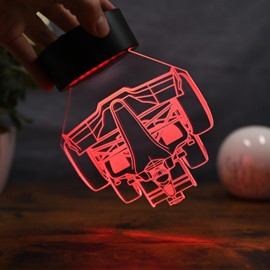 Optechvisual Formula 1 Night Light Lamp, Gift for Formal One Fans Gift Idea for Racers, Table Lamp, Night Light and Decor, Premium Deep Engraving for Eternity