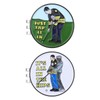 ECSiNG 2PCS Magnetic Golf Hat Clips Golf Ball Marker Magnetic
