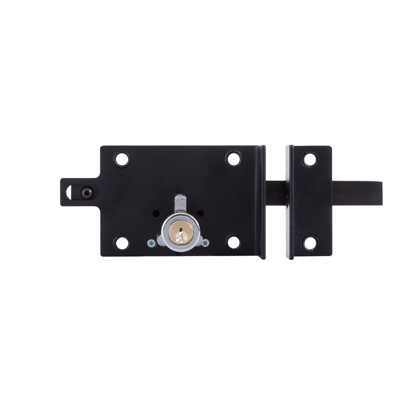 Phillips cerradura sobreponer barra 800 izquierda, negra.