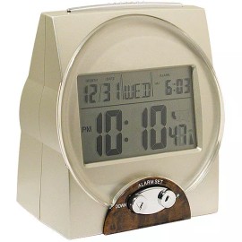 Time Vision Talking Atomic Alarm Clock Time Month Date Loud Voice Low Vision and Blind