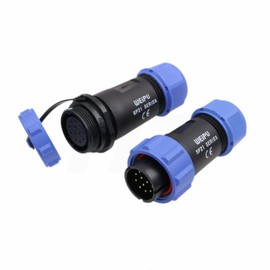 HangTon SP21 12 Pin Connector Aviation Circular Fast Disconnect Power 5A Male Female Cable Connector Socket