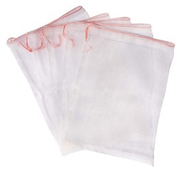 10Pcs 6"x4" Mosquito Bug Insect Bird Fine Mesh Net Barrier Hunting Blind Garden Screen Netting Bag for Protect Your Plant Fruits Flower