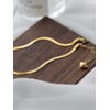 Women's Anklet, Gold, Fine, Snake Chain, Stainless Steel, Hypoallergenic, Friends,